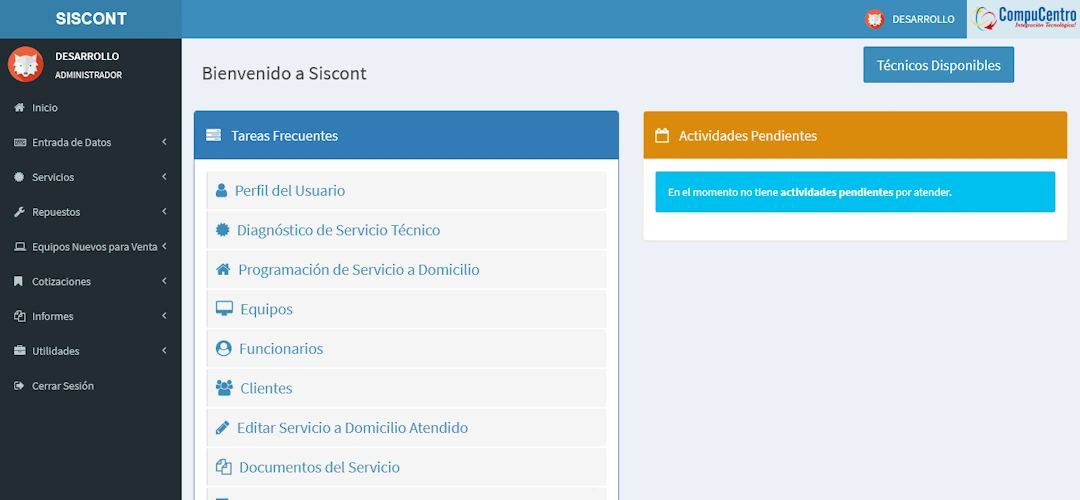 Alberto cardenas proyectos siscont
